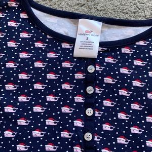 Vineyard Vines Pajama Top Christmas